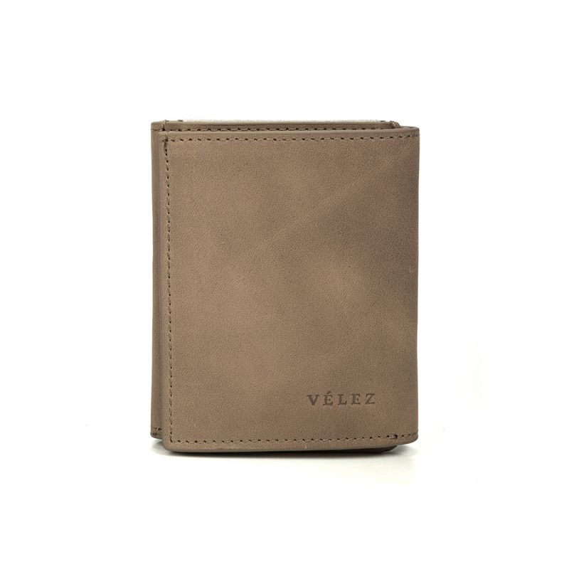 VELEZ - Vélez Porta Documentos De Cuero Tecnológico Gris