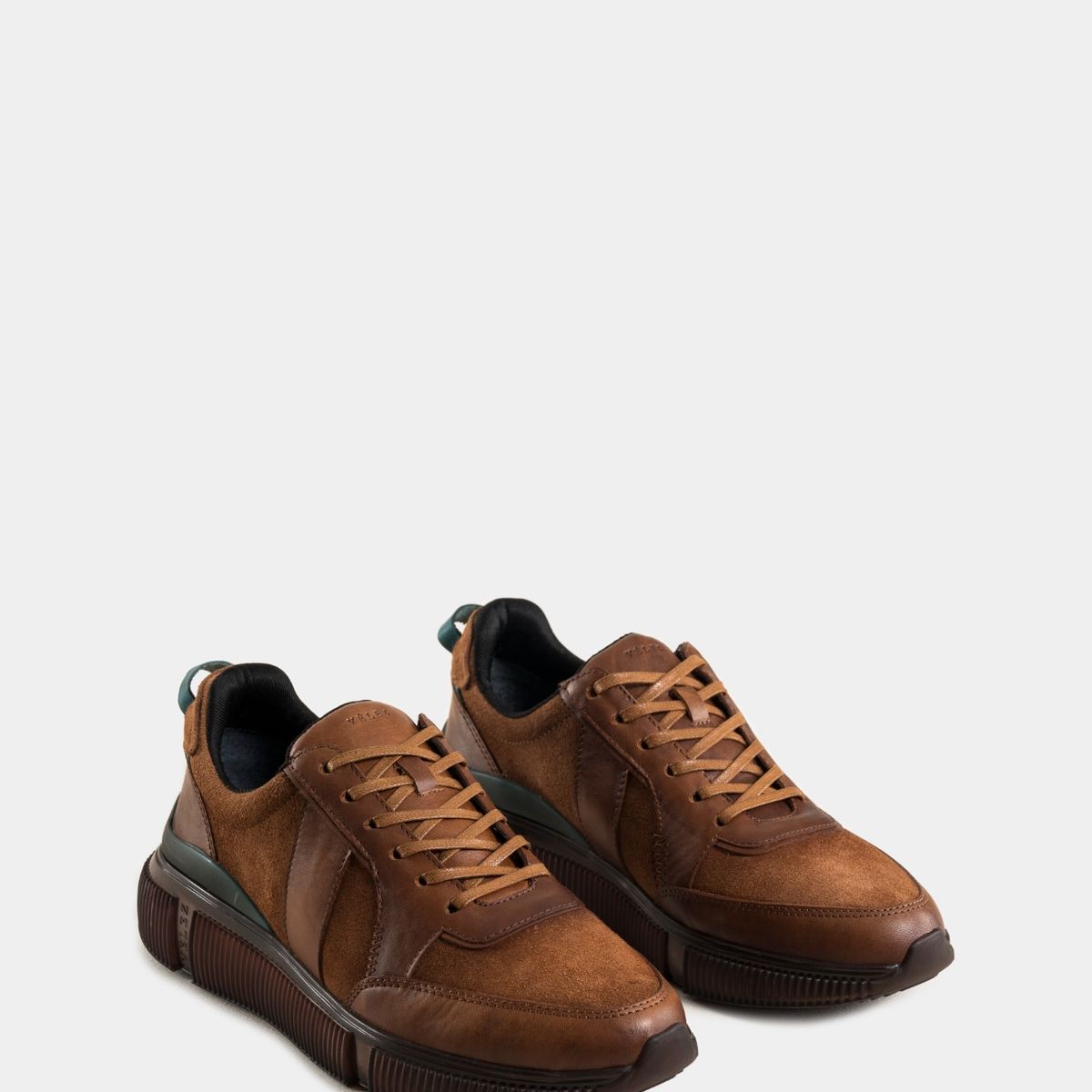 VELEZ - Vélez Zapatillas Halo Cuero Liso Hombre Deportiva Miel