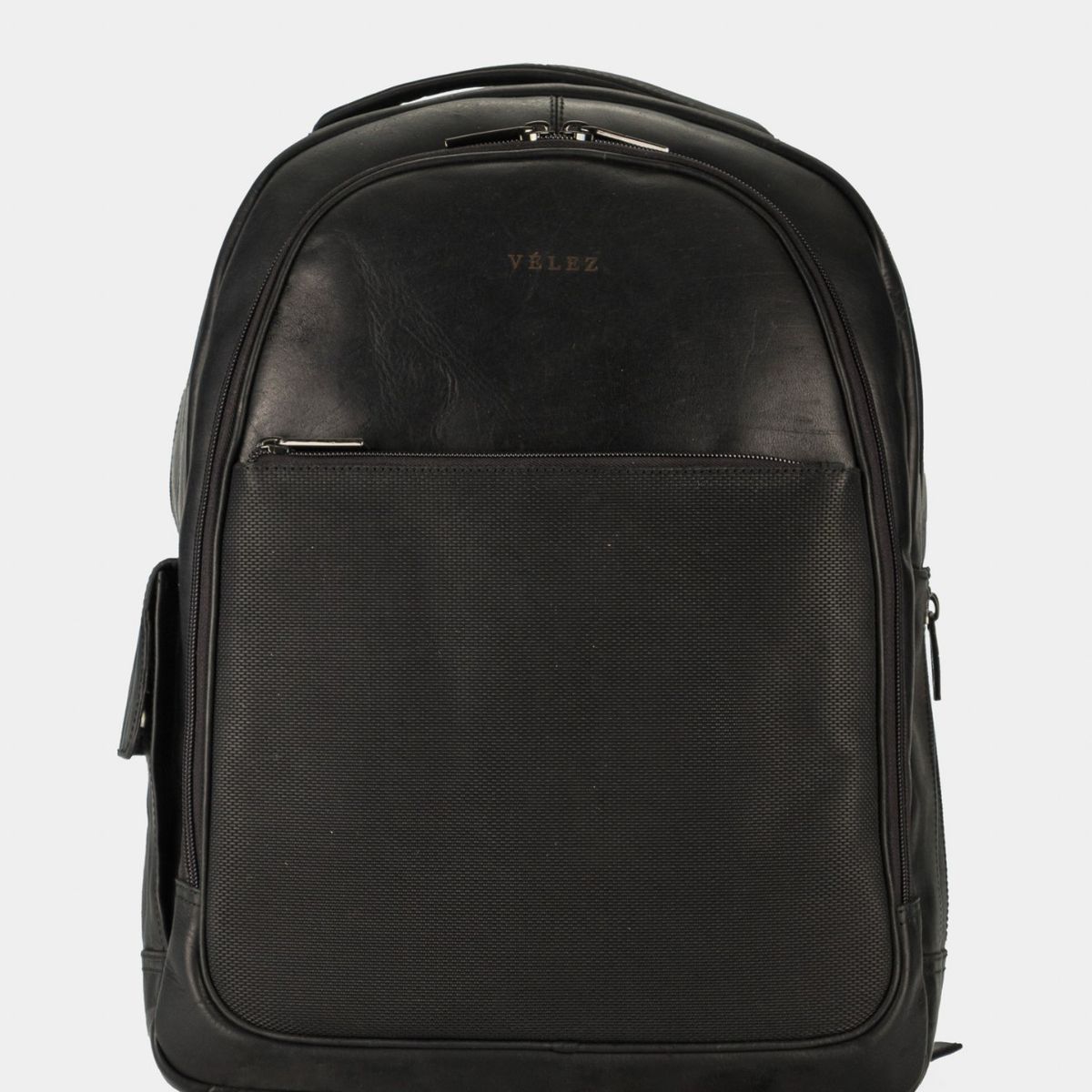 VELEZ - Vélez Mochila Tropical De Cuero Negro