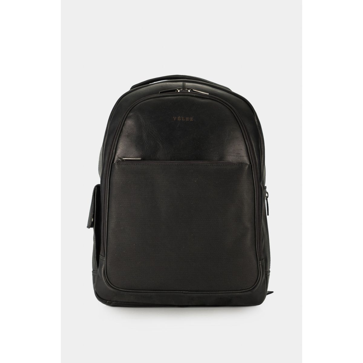 VELEZ - Vélez Mochila Tropical De Cuero Negro