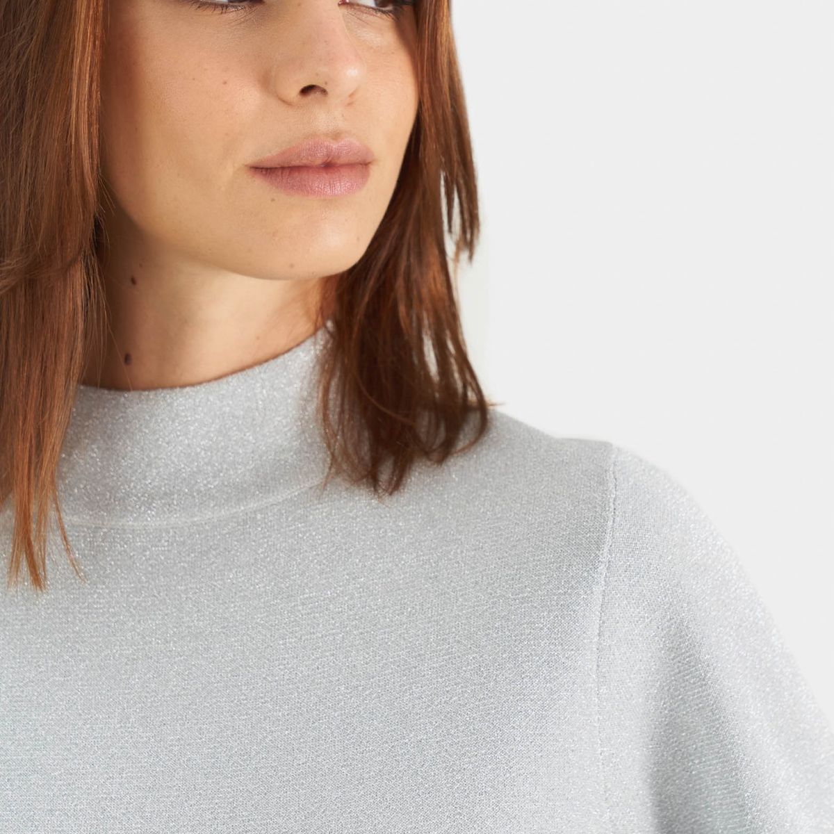 VELEZ - Vélez Sweater Misolis Tejido Para Mujer Hilos Lurex Plata