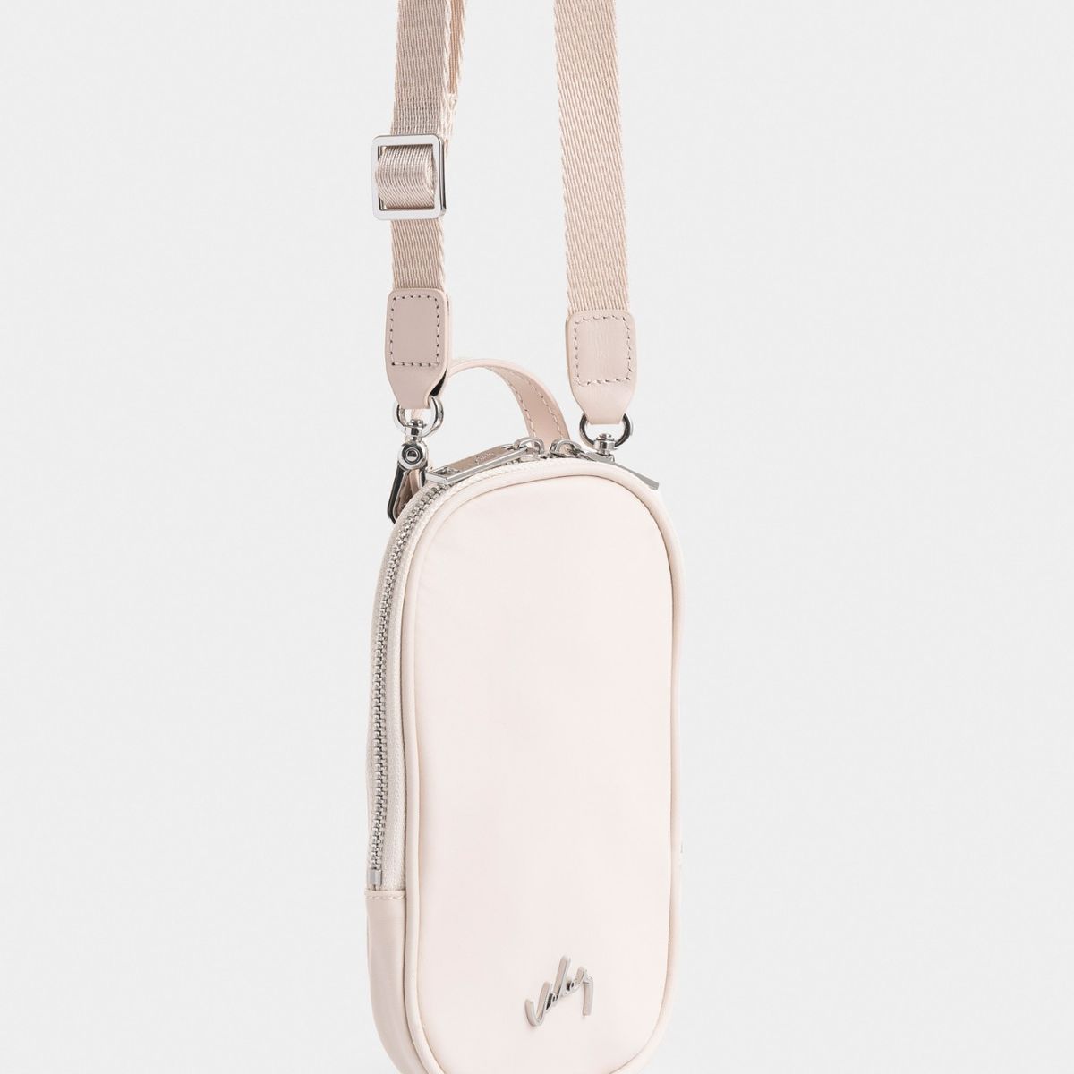 VELEZ - Vélez Morral Elora En Lona Para Mujer Manija Cuero Blanco