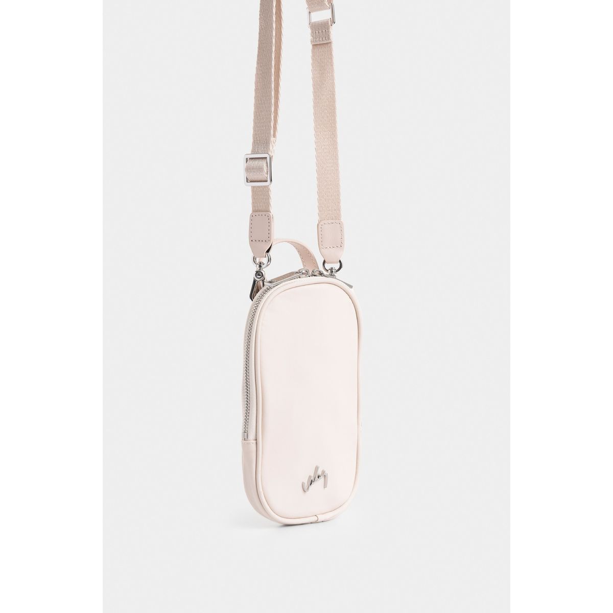 VELEZ - Vélez Morral Elora En Lona Para Mujer Manija Cuero Blanco