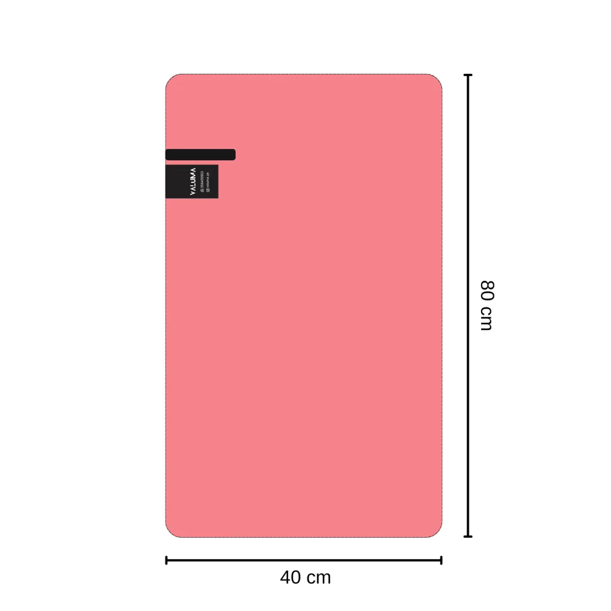 INDEPENDIENTE - Toalla de Microfibra Deportiva Rosado Valuma