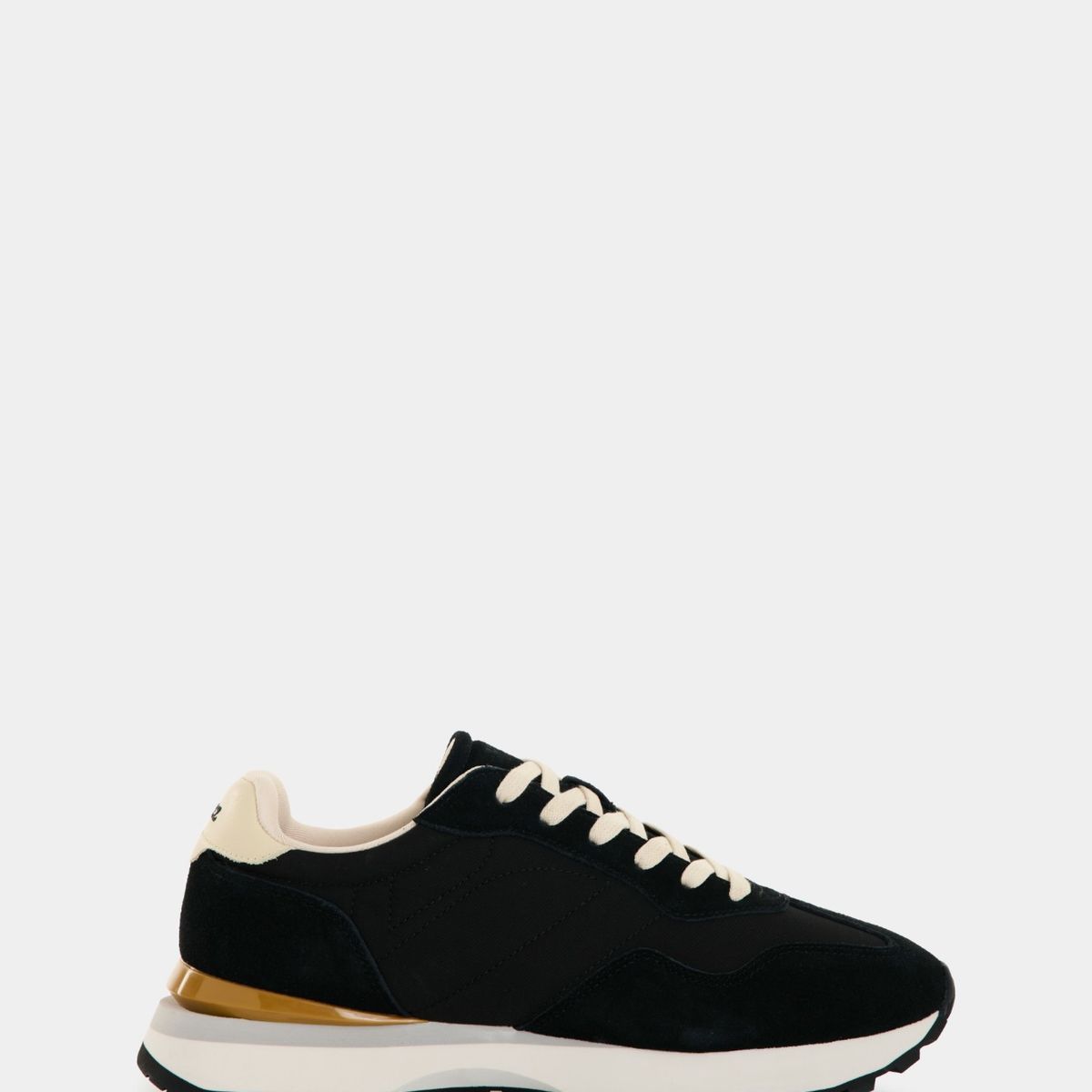 VELEZ - Vélez Zapatillas Sahara Lona Y Cuero Hombre portiva Negro