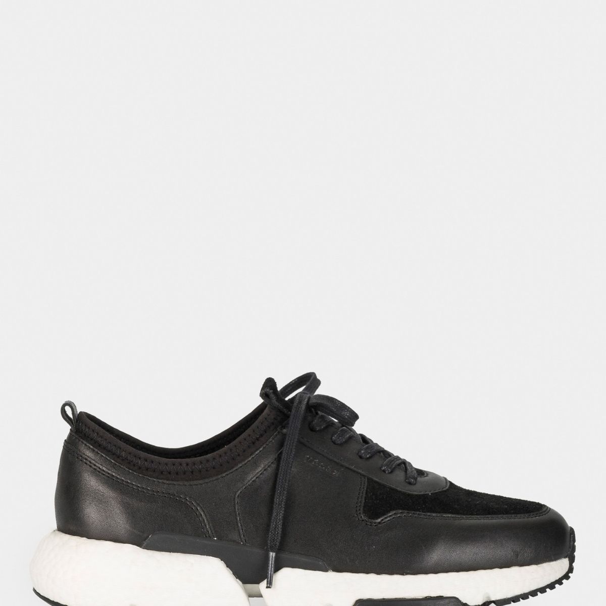 VELEZ - Vélez Zapatillas Klee Cuero Hombre   Texturas Negro