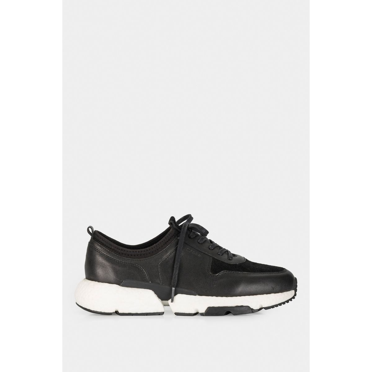 VELEZ - Vélez Zapatillas Klee Cuero Hombre   Texturas Negro