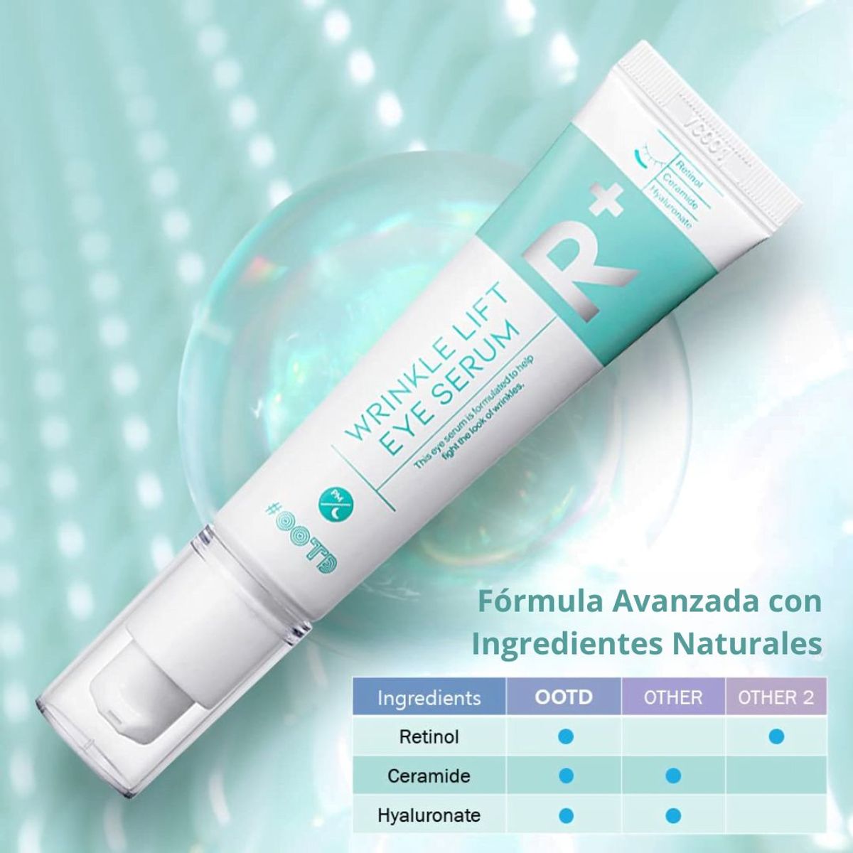 GENERICO - Contorno de Ojos Revitalizante Coreano con Retinol OOTD 30G
