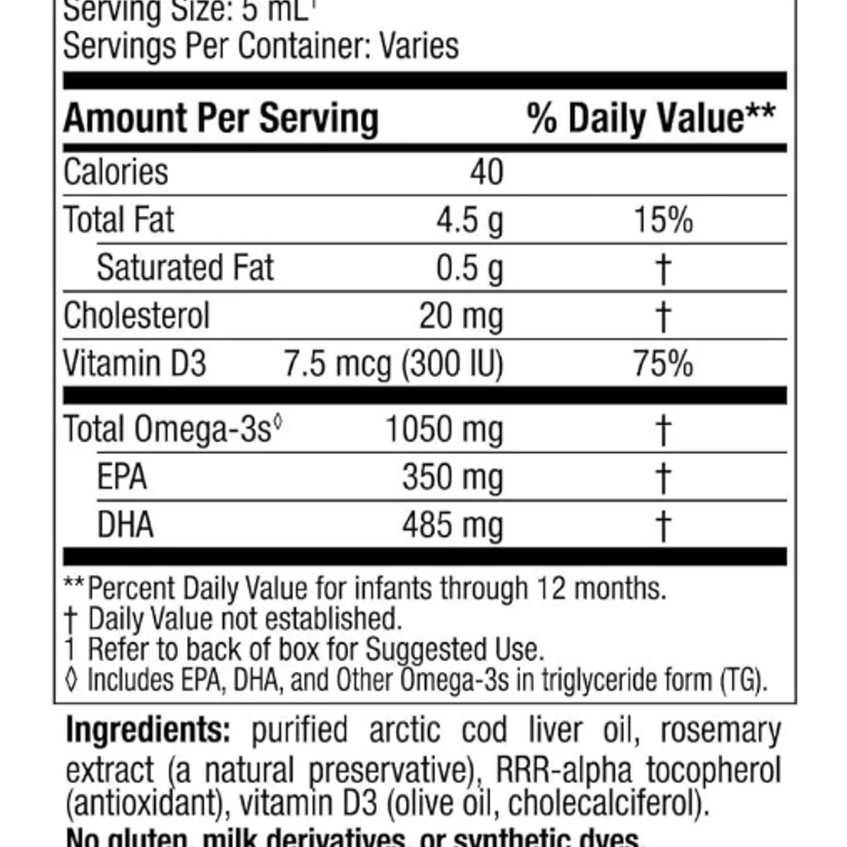 GENERICO - Babys Dha Nordic Naturals Omega 3 Liquido Para Bebes