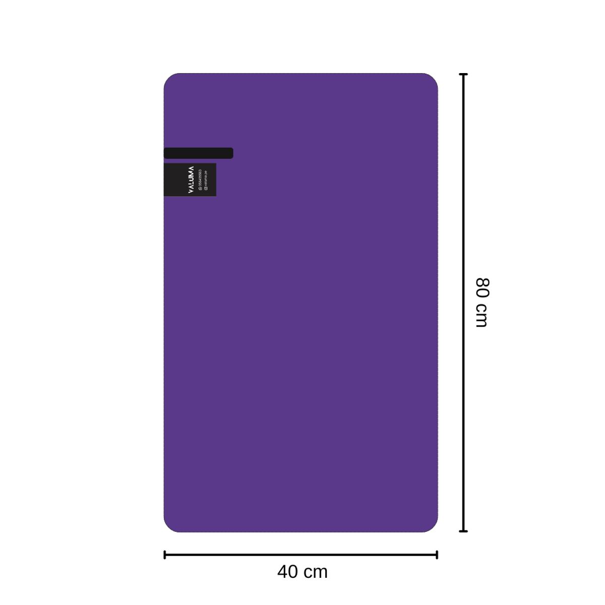 INDEPENDIENTE - Toalla de Microfibra Deportiva Morado Valuma