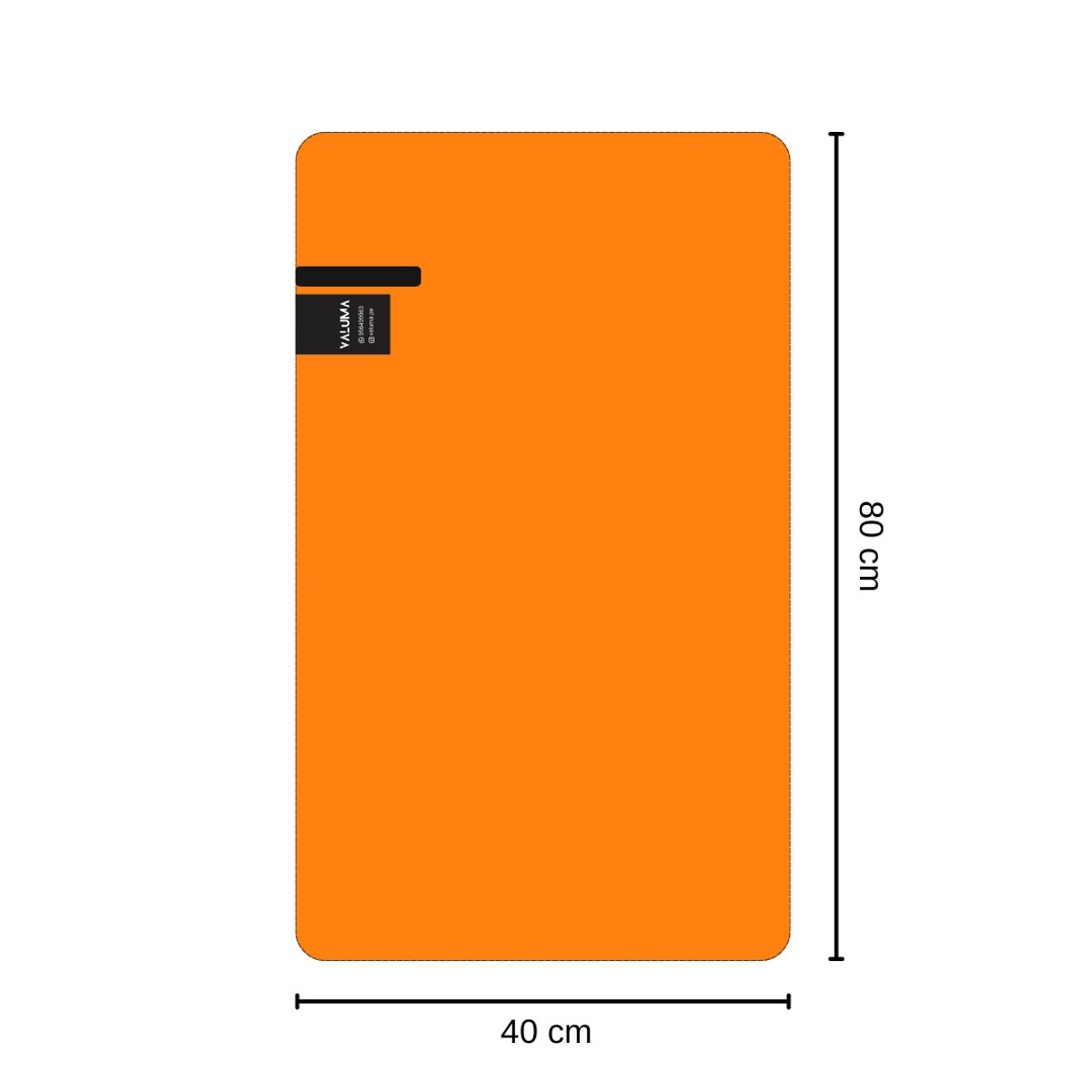 INDEPENDIENTE - Toalla de Microfibra Deportiva Naranja Valuma