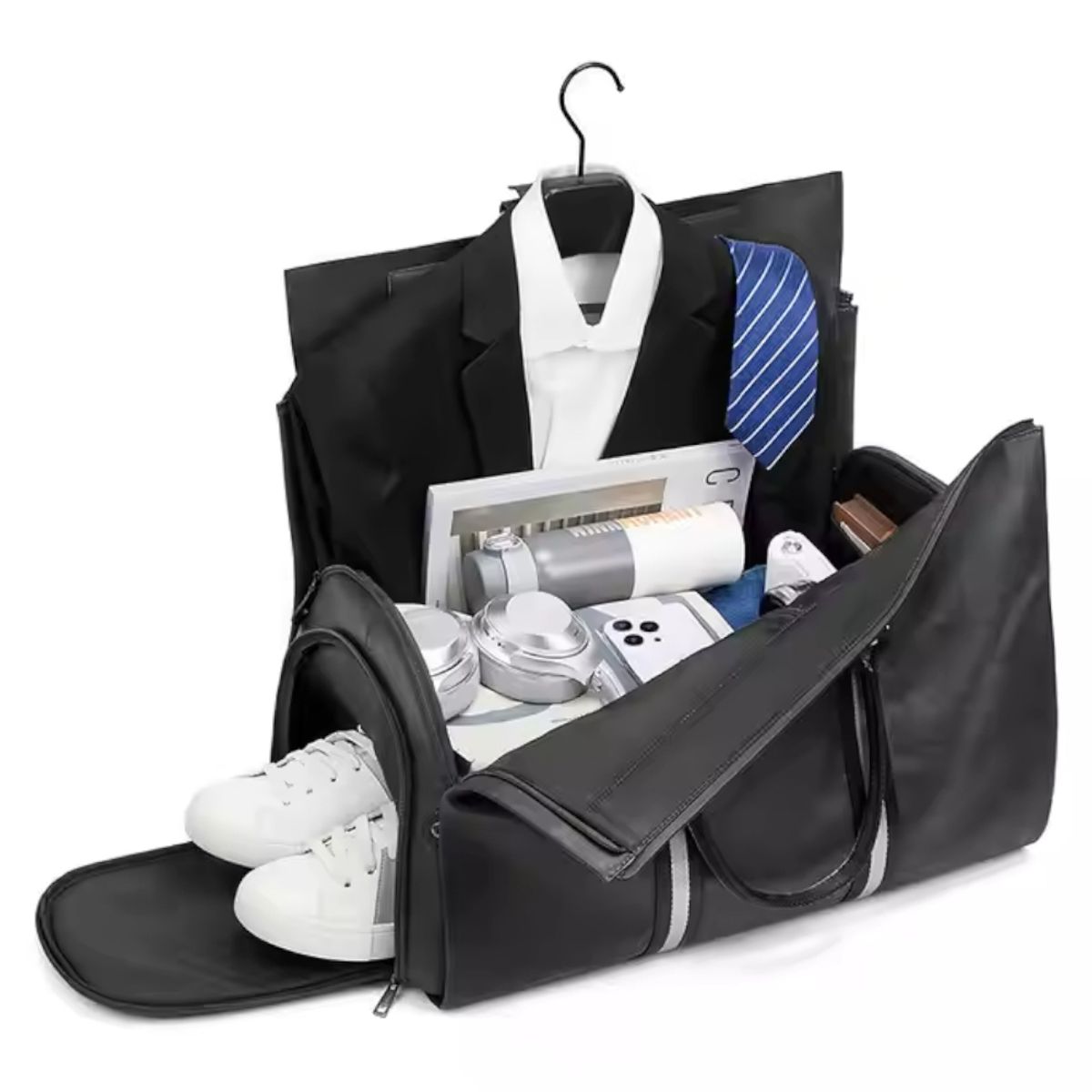 GENERICO - Maletin Porta Terno Traje Cuero Pu 45 L Viaje Negocio Ejecutiva 233027