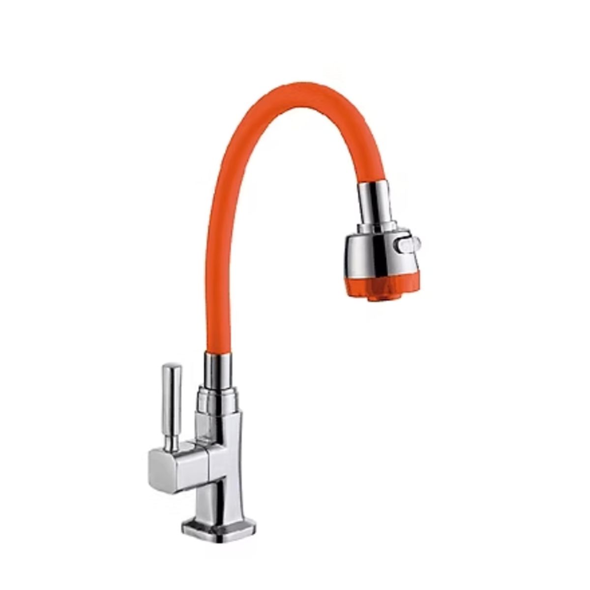 GENERICO - LLAVE DE COCINA MUEBLE PICO FLEXIBLE NARANJA GF1205-33