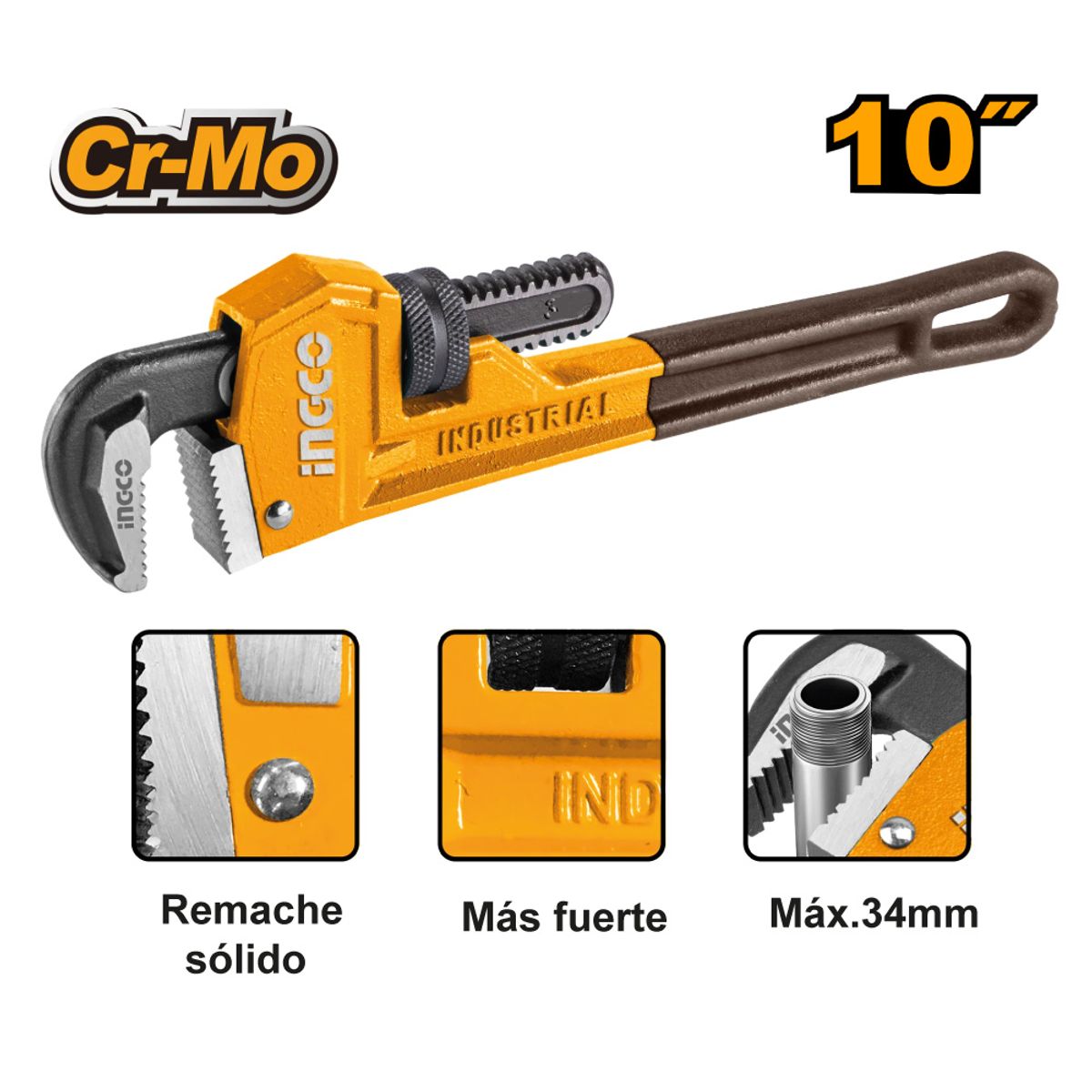 INGCO TOOLS - LLAVE STILSON INGCO 10 250MM HPW0810