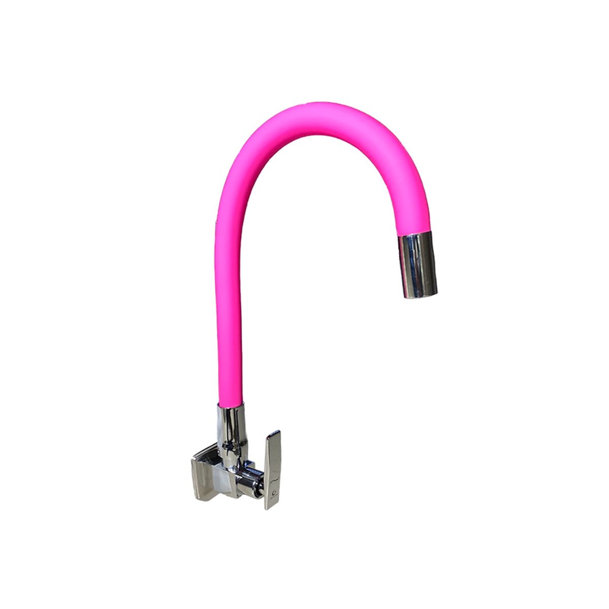 GENERICO - LLAVE DE COCINA A LA PARED PICO FLEXIBLE ROSADO GF1105-45