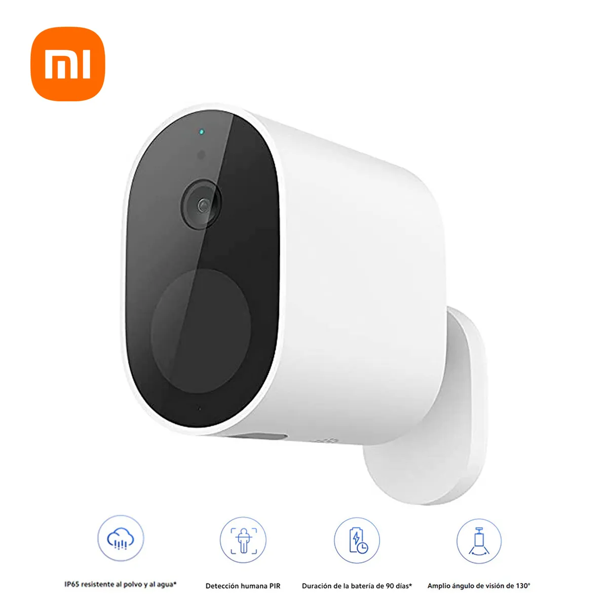XIAOMI - Camara de Seguridad Exterior Mi Wireless Outdoor 1080p IP65 FHD Detección Humana