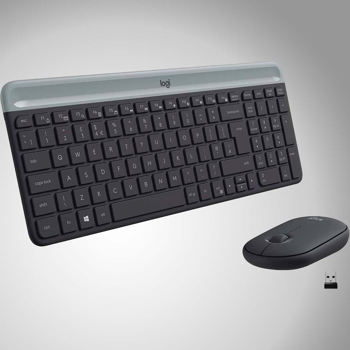 LOGITECH - Teclado & Mouse MK470  Inalámbrico Slim 36 Meses de Batería