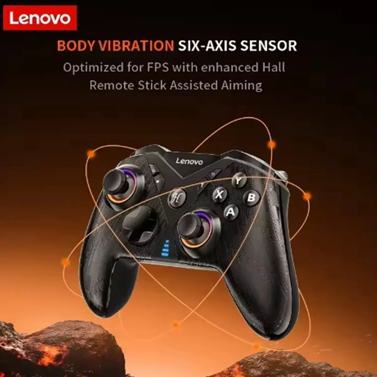 LENOVO - Control Lenovo S05 Gamepad mango del juego efectos Ios Android Switch pc