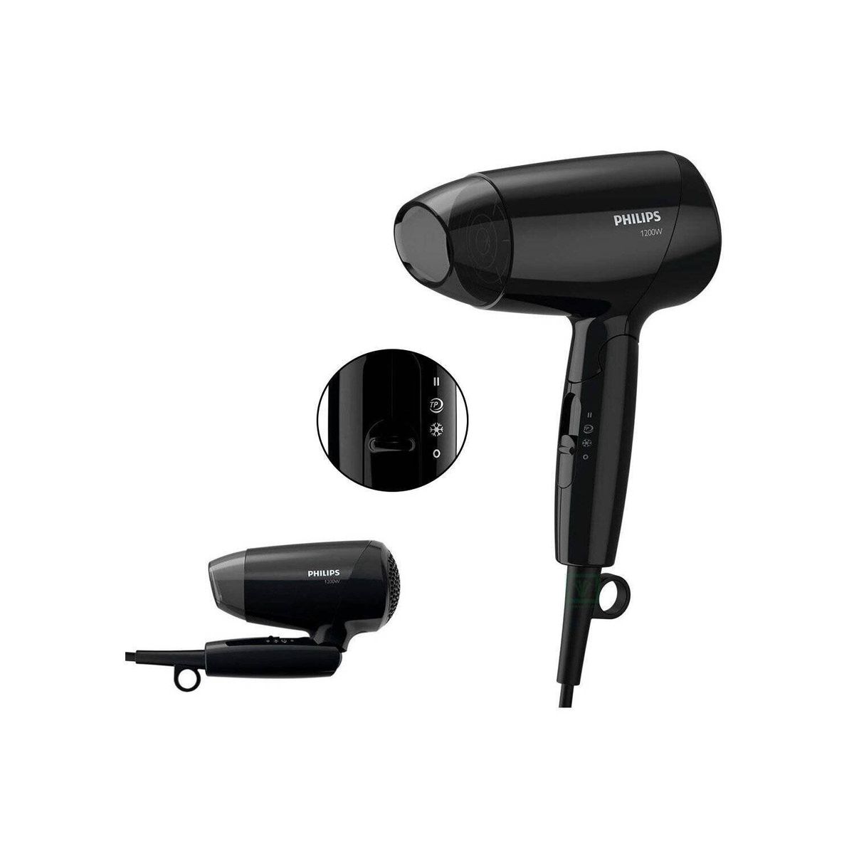 PHILIPS - Secadora de Cabello Thermo Protec 1200W  BHC010