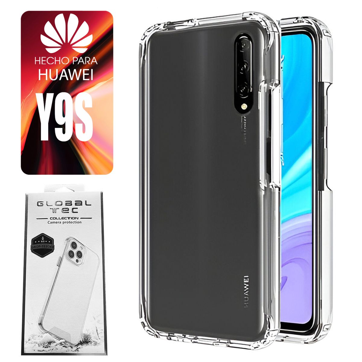 ASIA IMPORT - Space Case Para Huawei Y9S Transparente