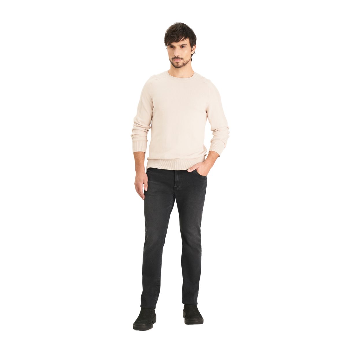 Velez - Vélez Jean Avellano Black Denim Hombre Gris