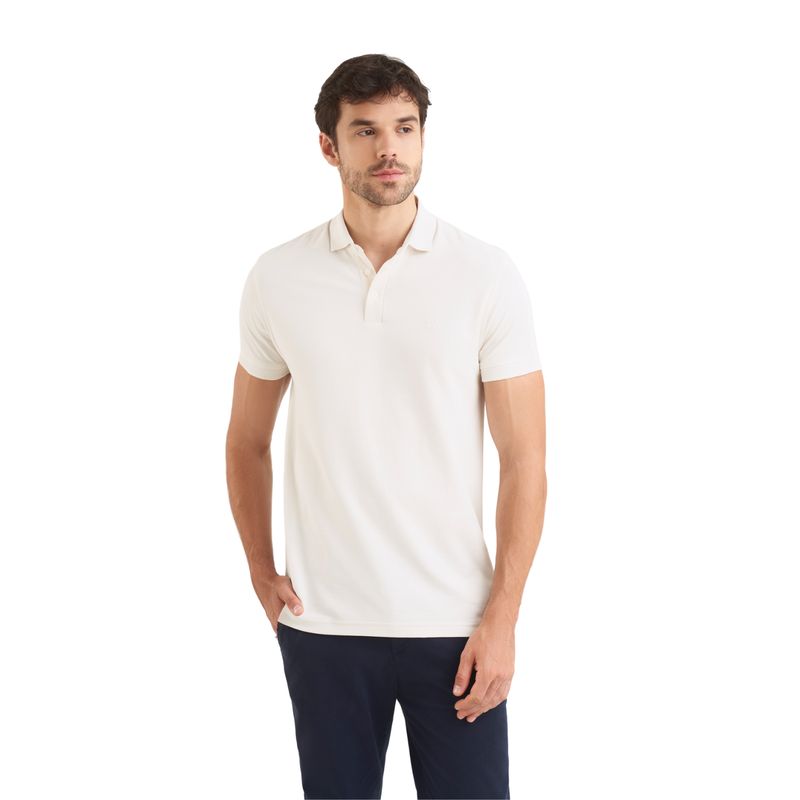 VELEZ - Vélez Polo Casual Algodón Pima Crema