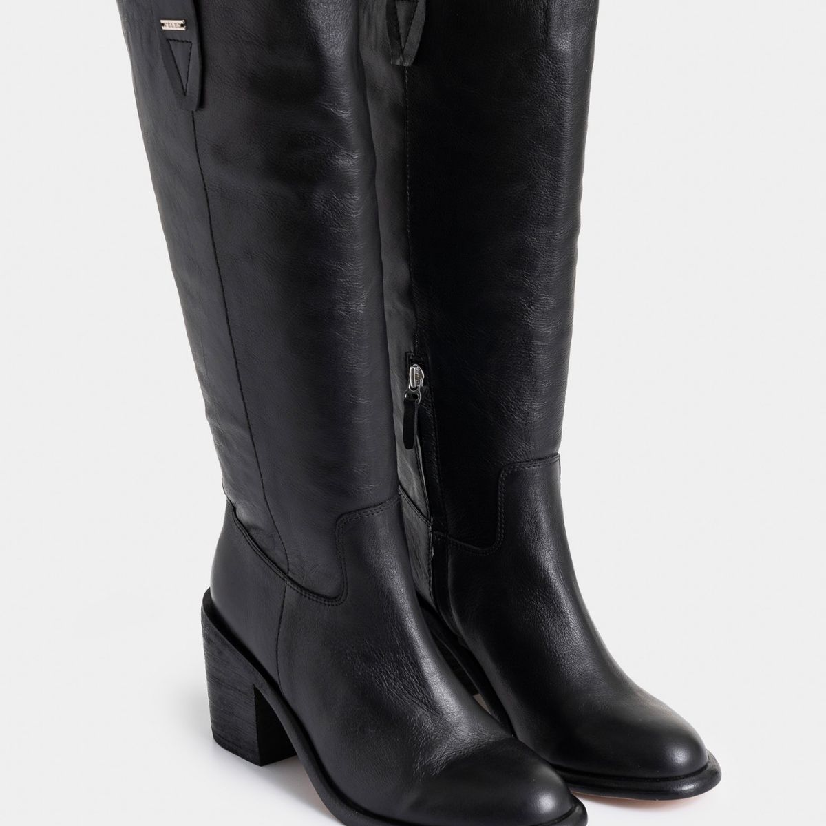 VELEZ - Vélez Botas Zolan De Cuero Para Mujer Caña Alta Negro