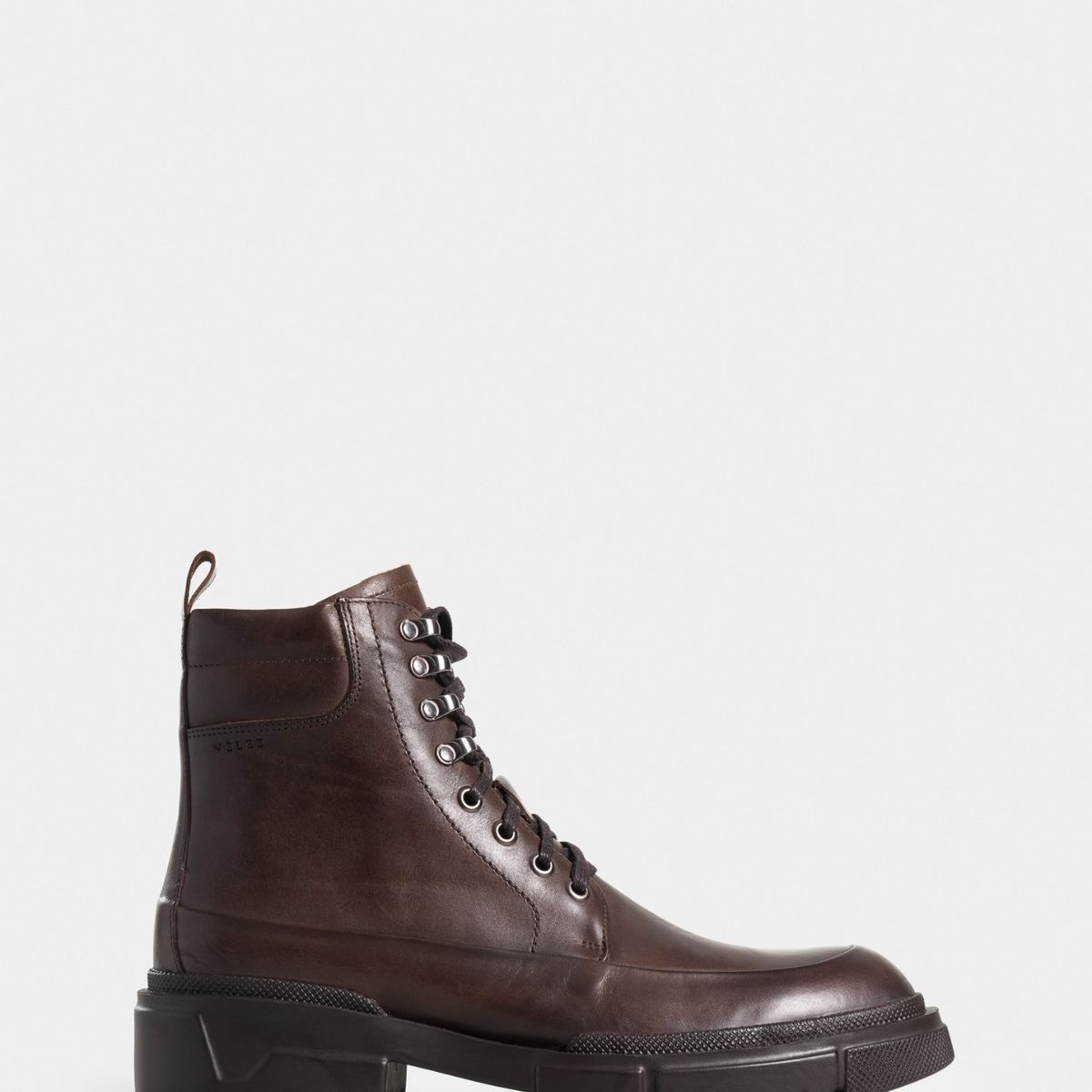 VELEZ - Vélez Botas Navigli De Cuero Hombre Suela Tractorada Café