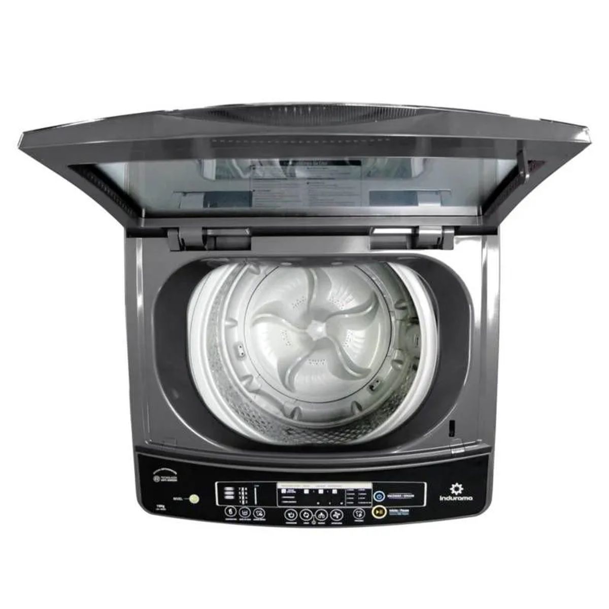 INDURAMA - Lavadora Indurama 21 Kg LRI 21CRI Silver