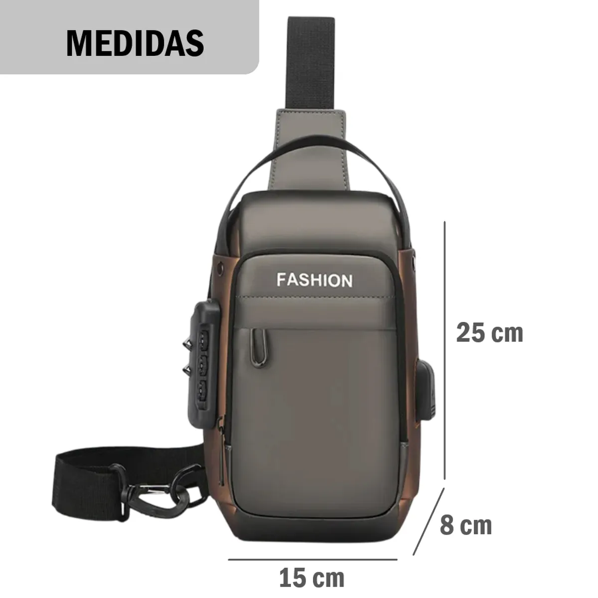 GENERICO - Morral canguro pechera elegante y versátil