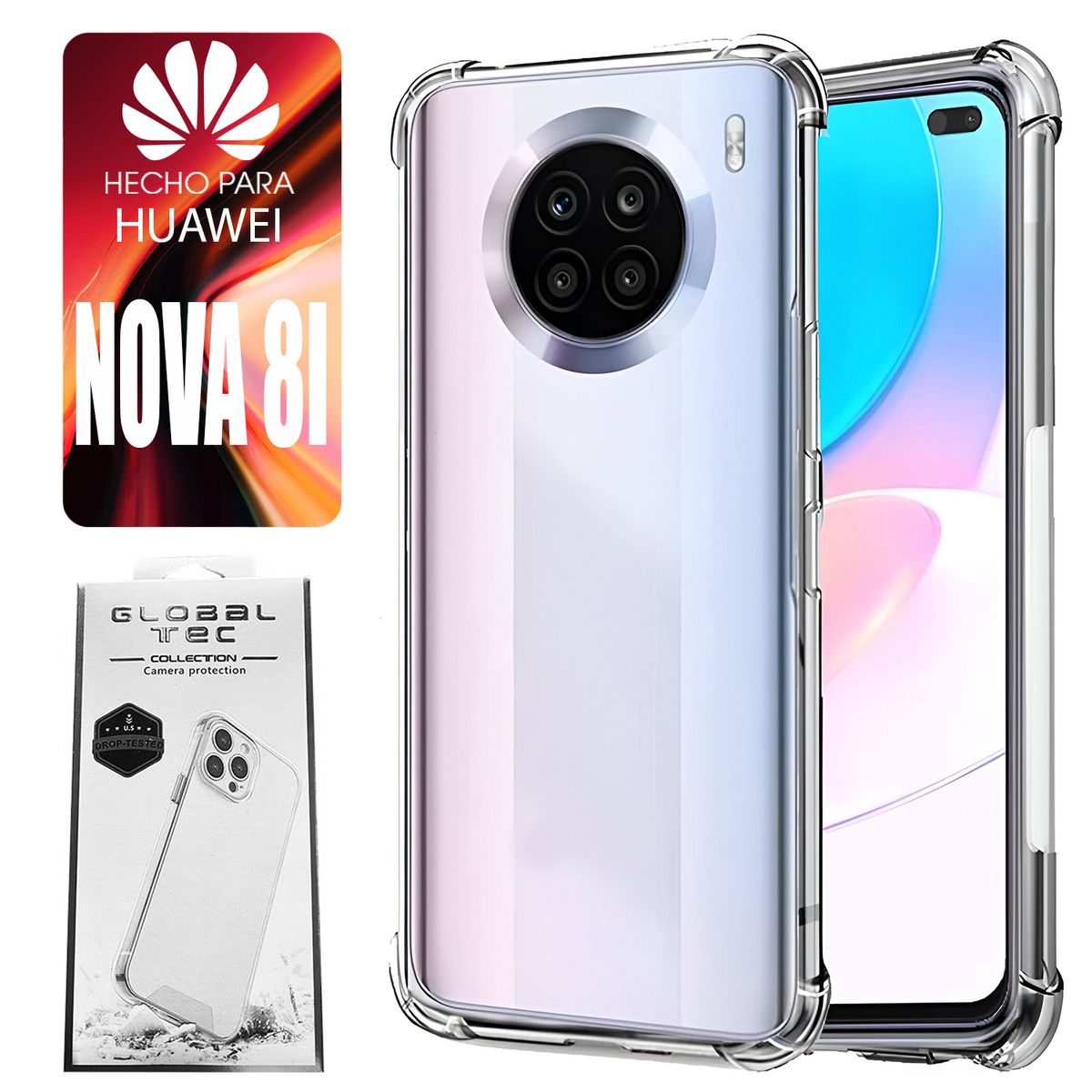 ASIA IMPORT - Space Case Para Huawei Nova 8I Transparente