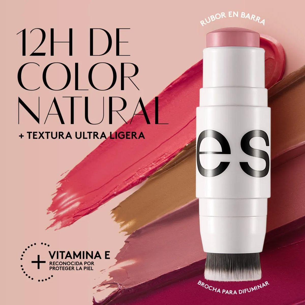 ESIKA - Rubor en Barra Color Stick PRO Rosa Única 7 g Esika
