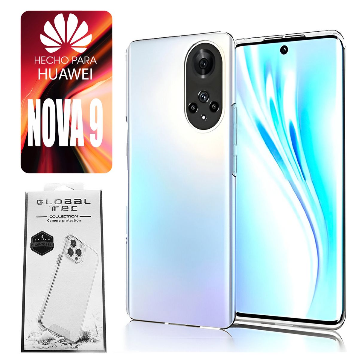 ASIA IMPORT - Space Case Para Huawei Nova 9 Transparente