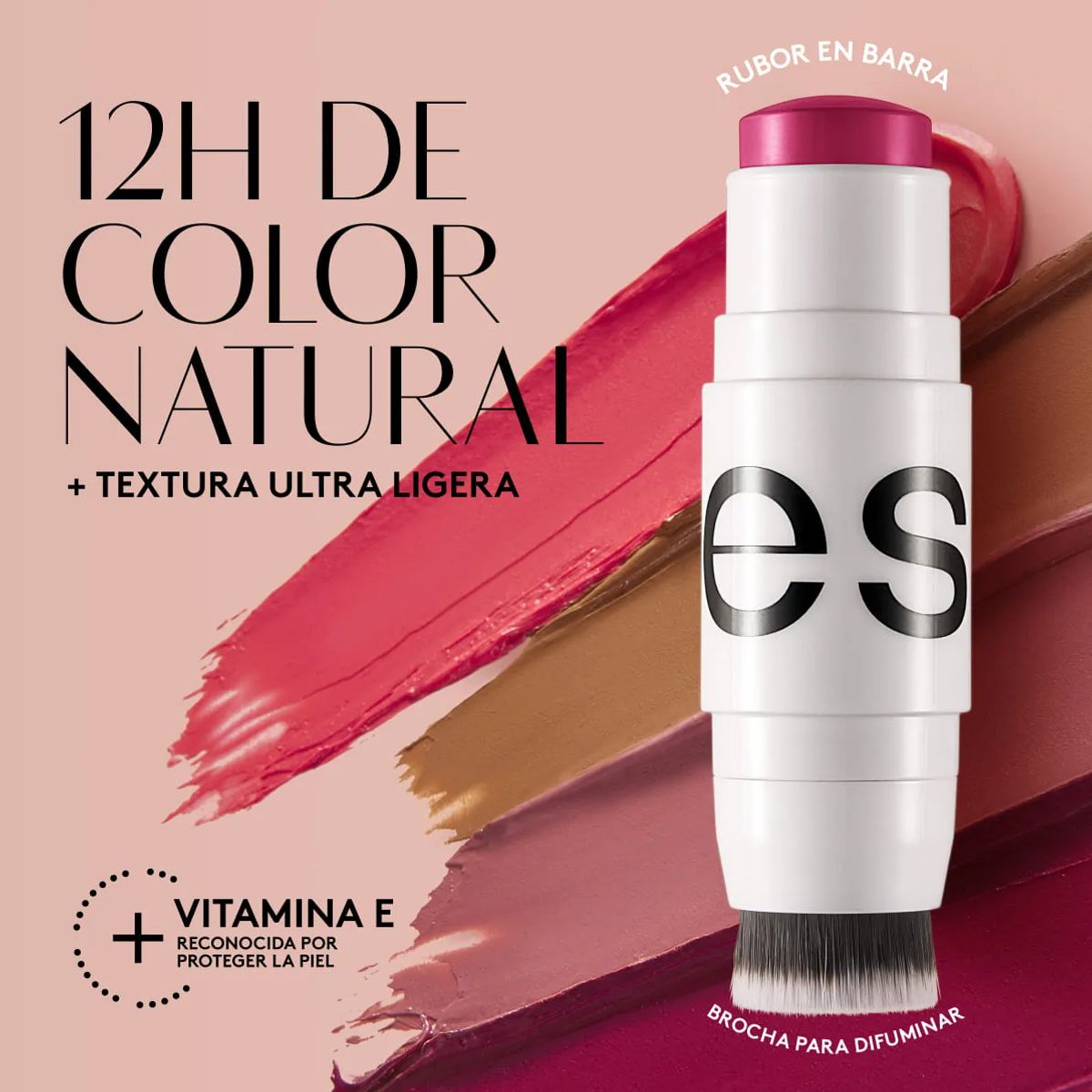 ESIKA - Rubor en Barra Color Stick PRO Rosa Apasionada 7 g Esika