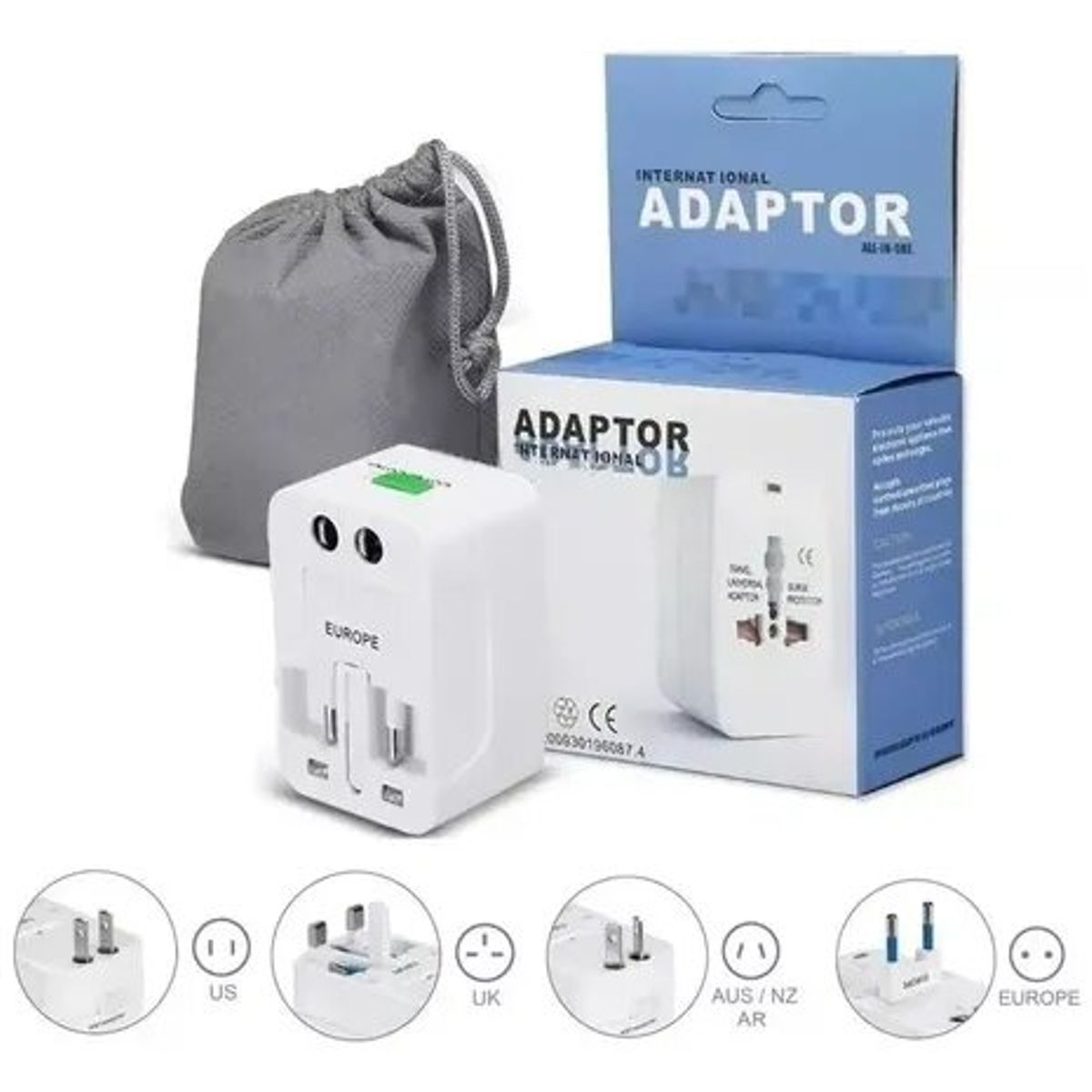 GENERICO - ADAPTADOR INTERNACIONAL 250V 125V