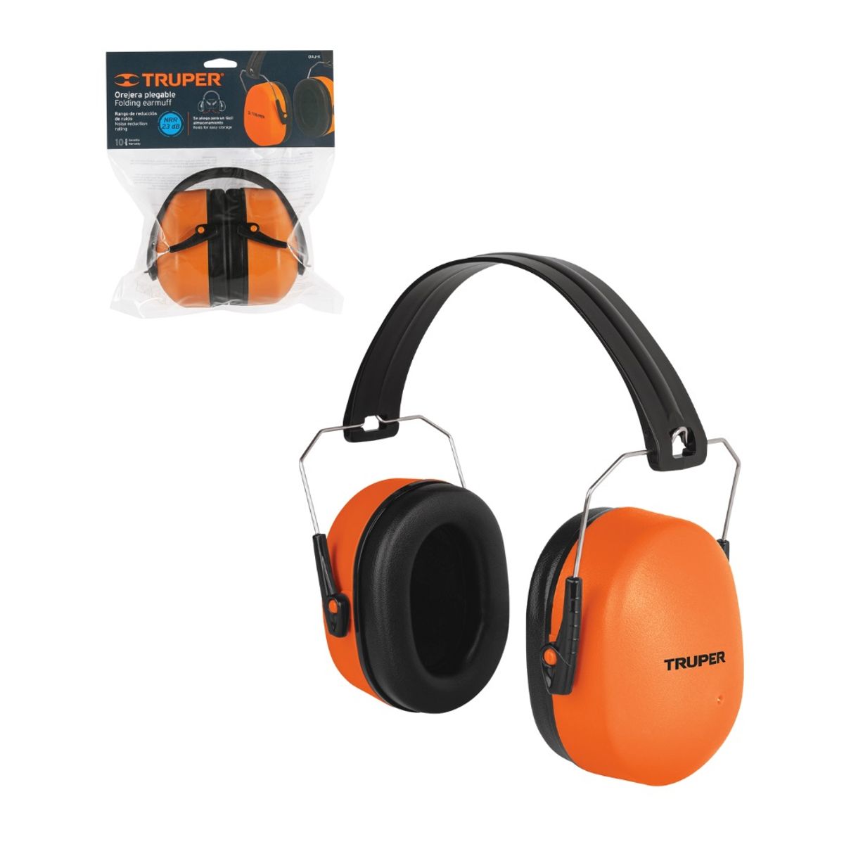 TRUPER - Orejera Plegable Ajustable Truper