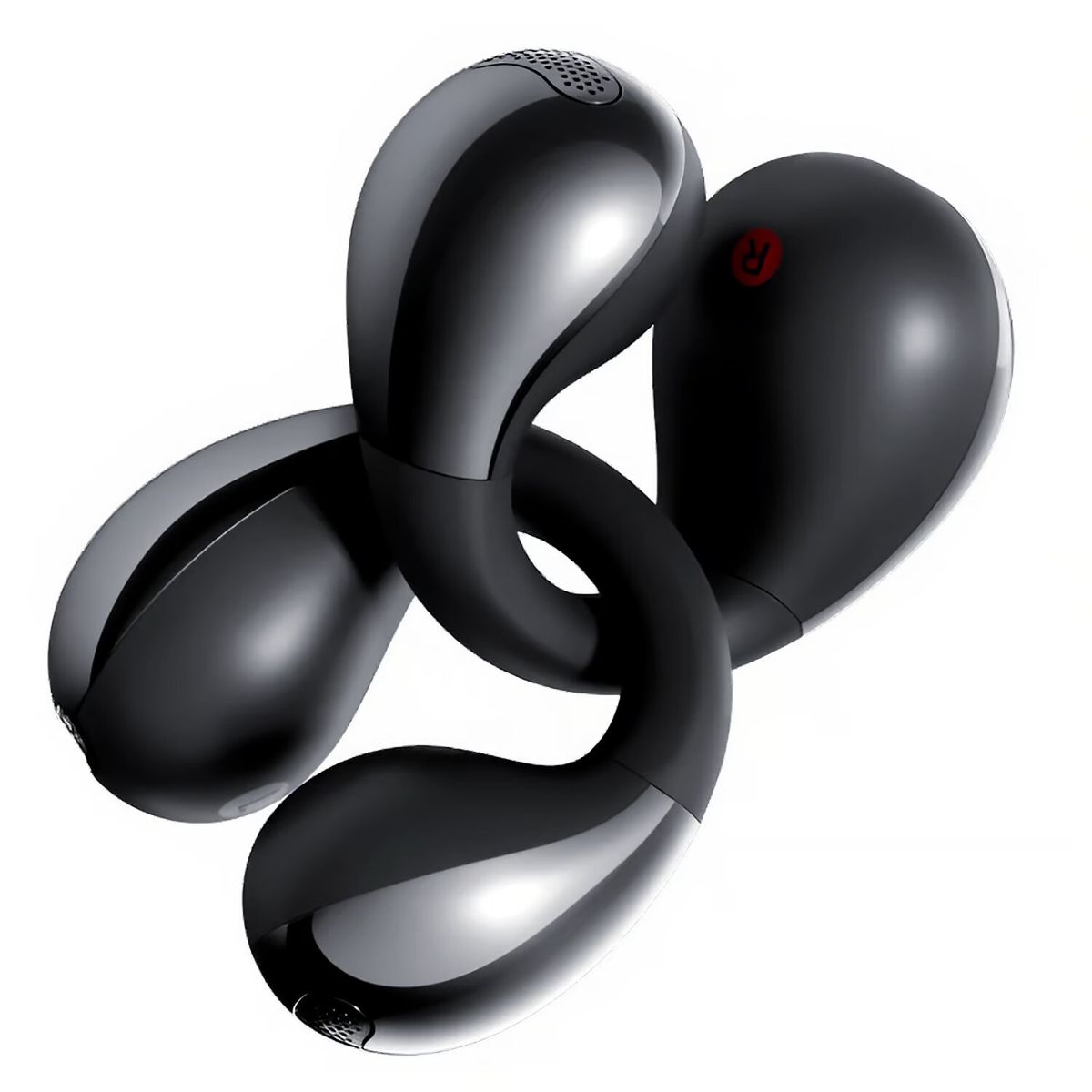 QCY - Audifonos QCY Crossky C30 Open Ear Clip Dynamic Sound Negro