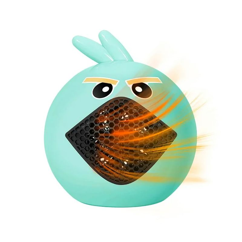 GENERICO - Mini Calefactor Eléctrico Angry Birds 500w