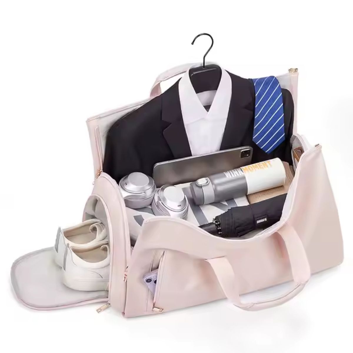 GENERICO - Maletin Porta Terno Traje Vestido Cuero Pu 45 L Viajes Negocios 209