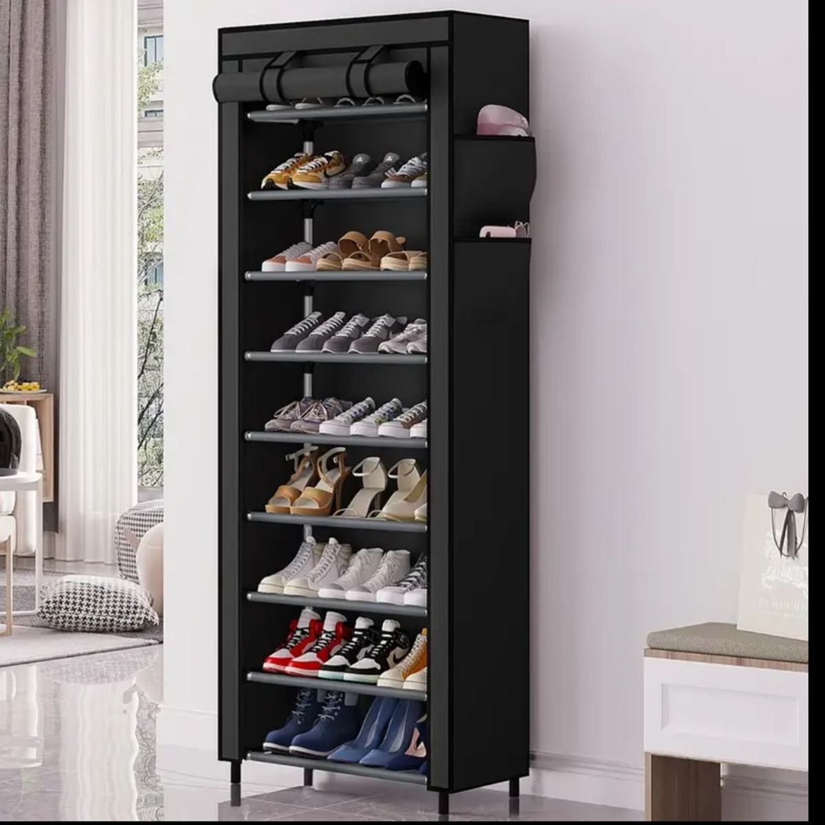 GENERICO - Zapatero Con 9 Compartimentos metal