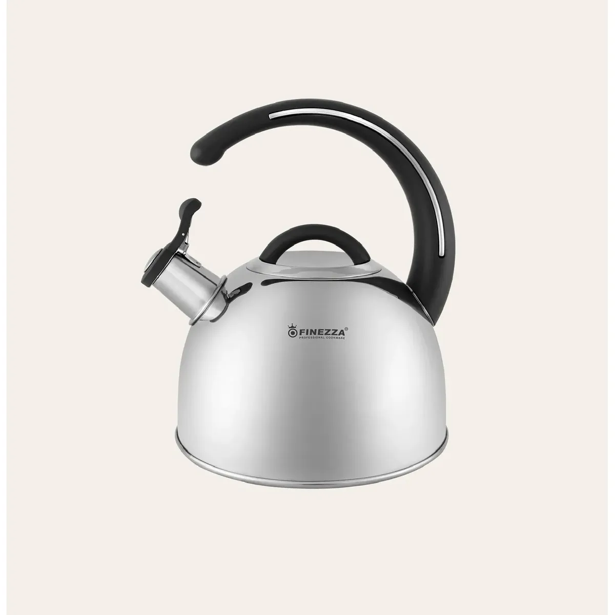 FINEZZA - Tetera de Acero 3.0 Litros FF-T0048 Negro