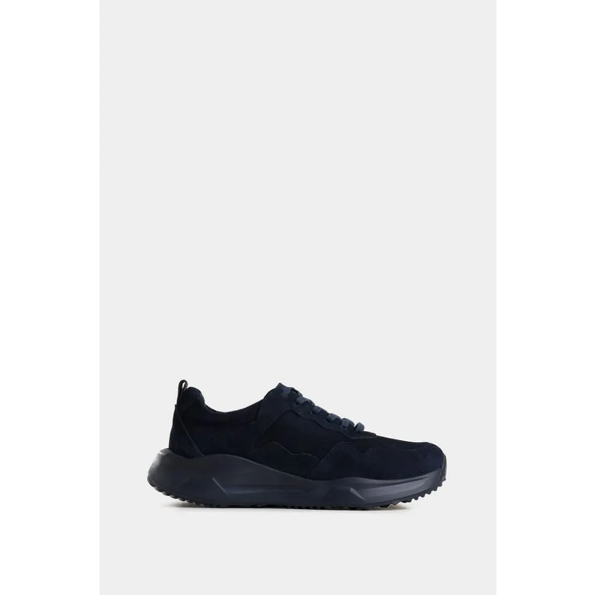 VELEZ - Vélez Zapatillas Galis 2 De Cuero Hombre Efecto Azul Oscuro