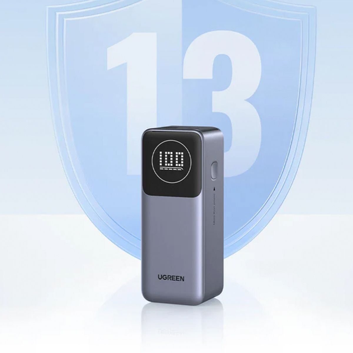 UGREEN - Power Bank UGREEN Nexode 12000mAh 100W con Pantalla Digital Inteligente PB724