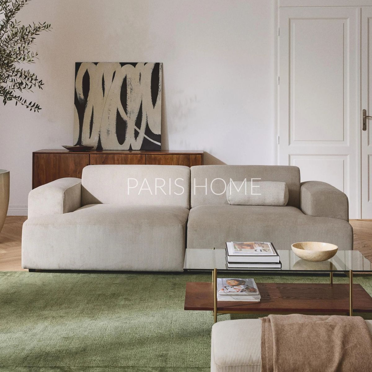 GENERICO - Sofá 2 Plazas Gala Pana -  Beige Claro