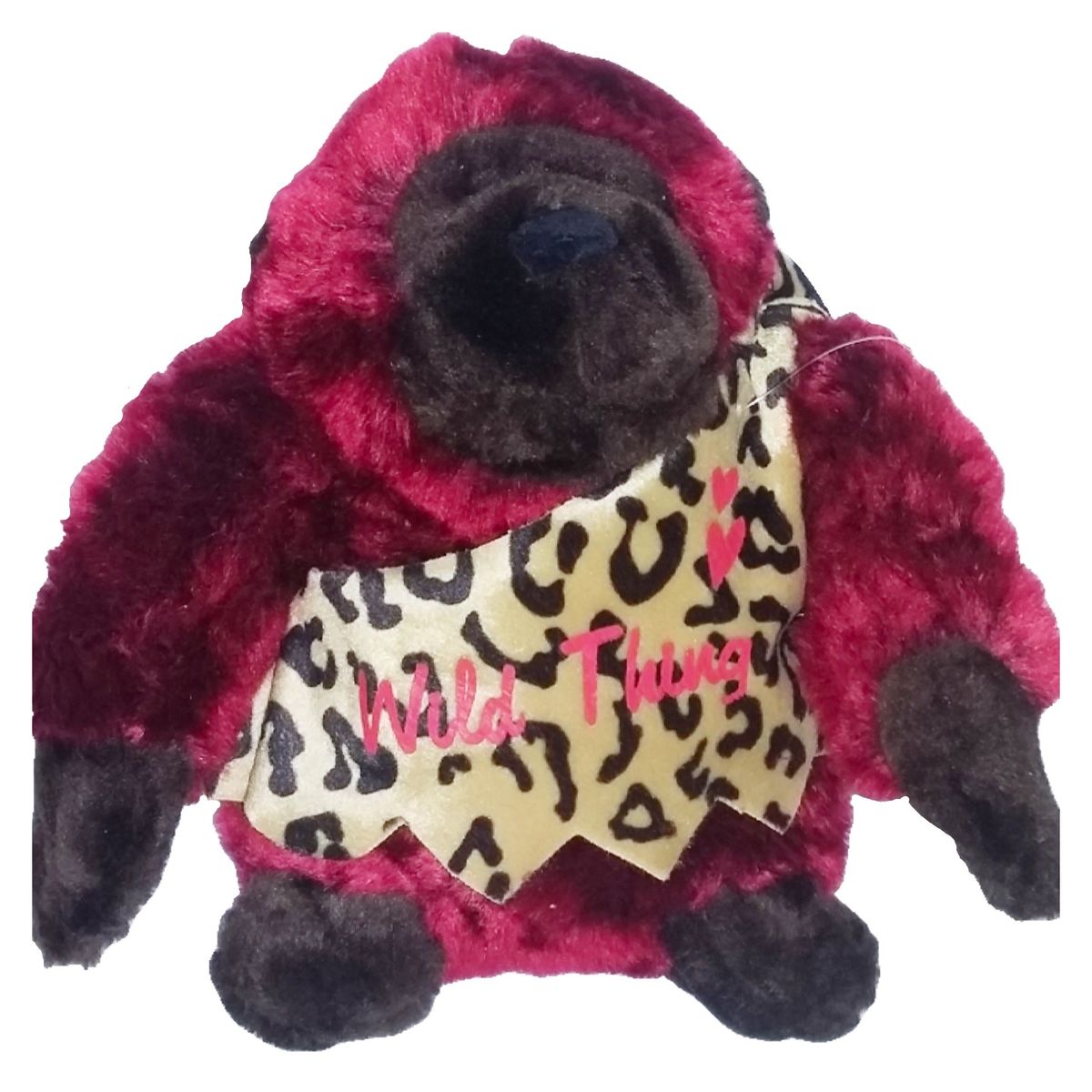 GENERICO - Peluche Mono Gorila Rojo Cavernicola Wild Thing 26cm