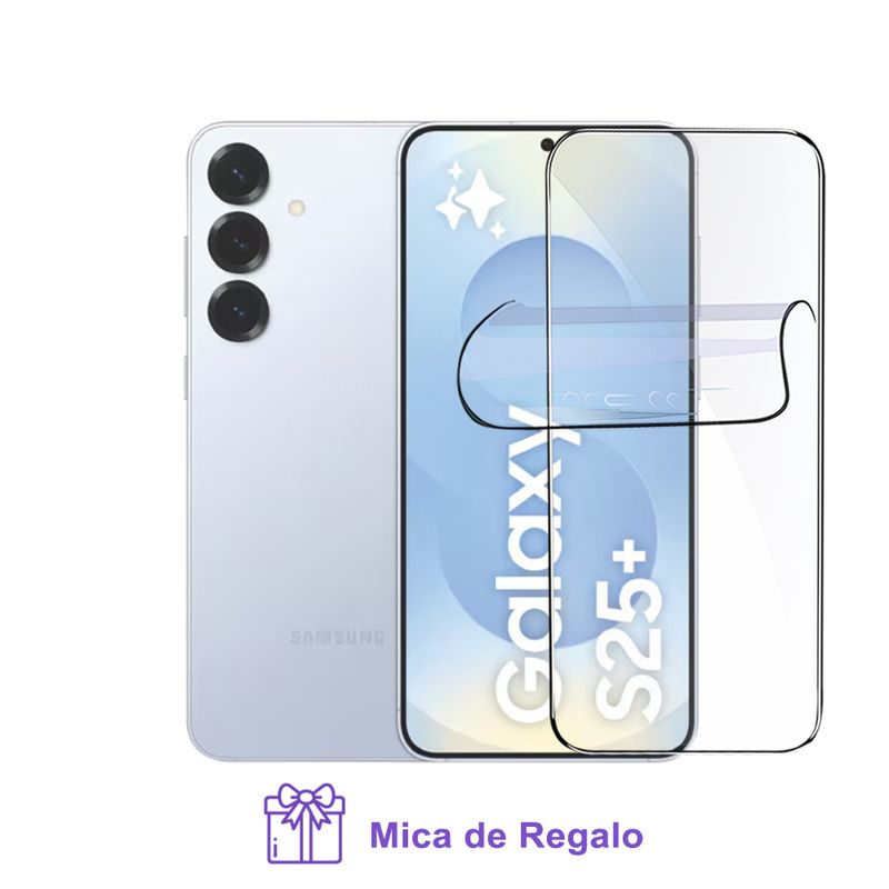 SAMSUNG - SAMSUNG GALAXY S25 PLUS 12GB RAM ICY BLUE 256GB ROM + MICA HIDROGEL