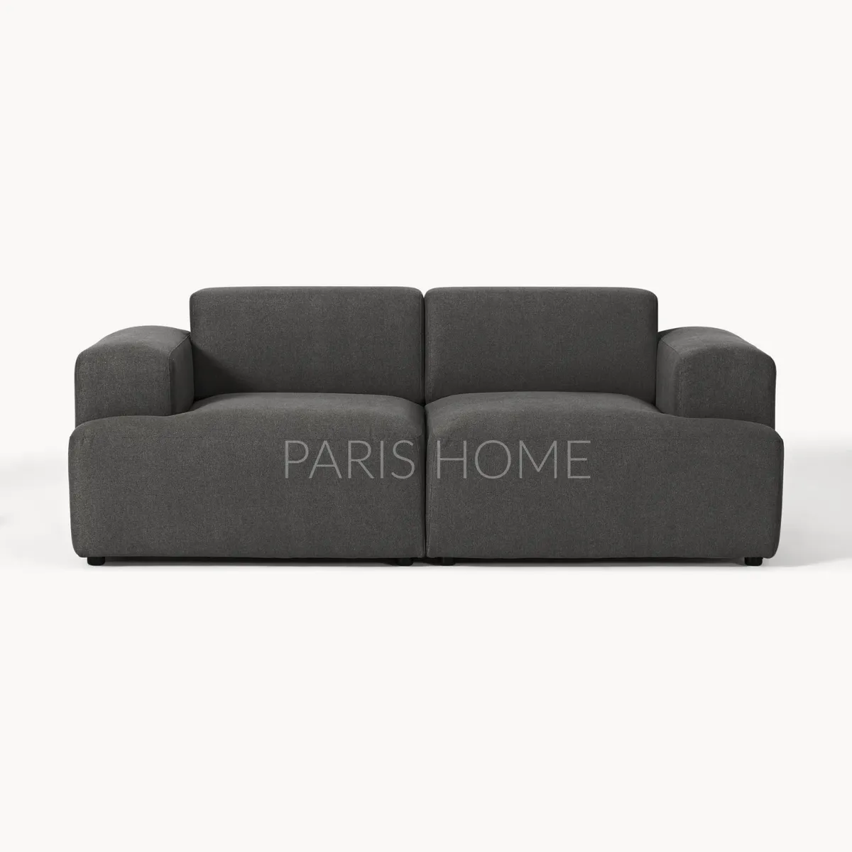 GENERICO - Sofá 2 Plazas Gala Tejido - Gris Oscuro