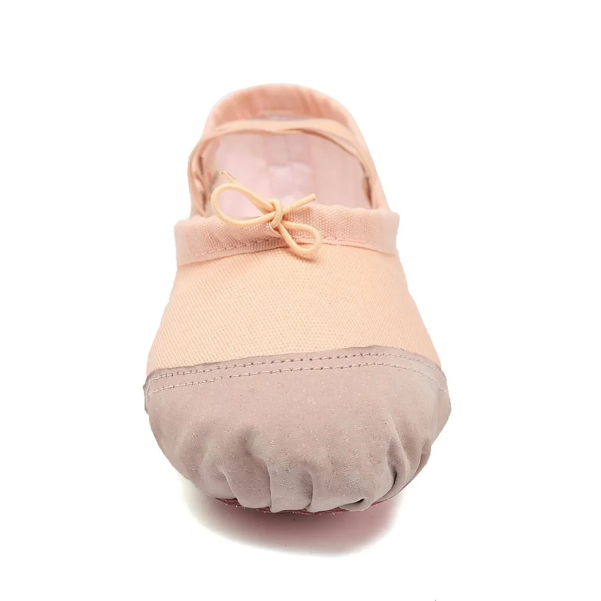 GENERICO - Zapatillas De Ballet Media Punta Lona Suela Partida - Nude