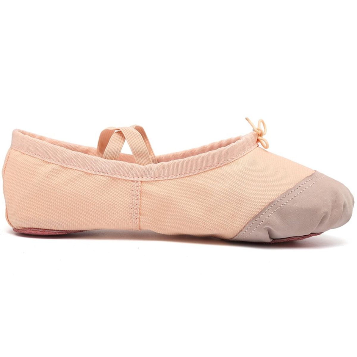 GENERICO - Zapatillas De Ballet Media Punta Lona Suela Partida - Nude