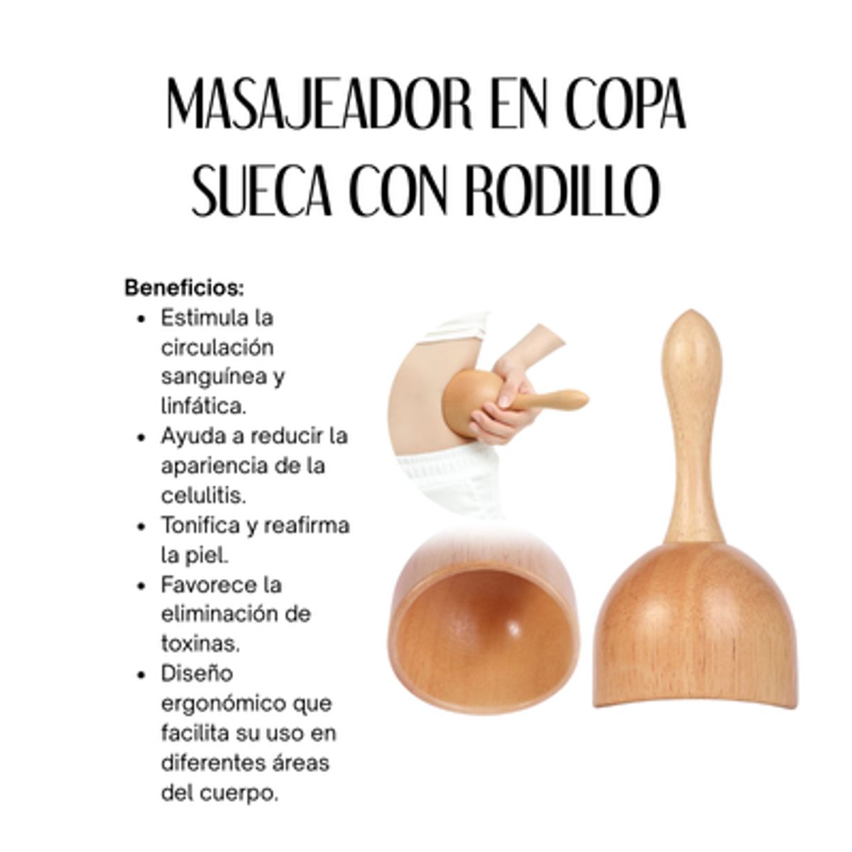 GENERICO - MASAJEADOR EN COPA SUECA CON RODILLO